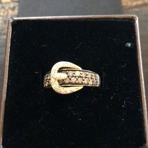 **TRADE WITH JLS2273** LeVian Buckle Diamond Ring